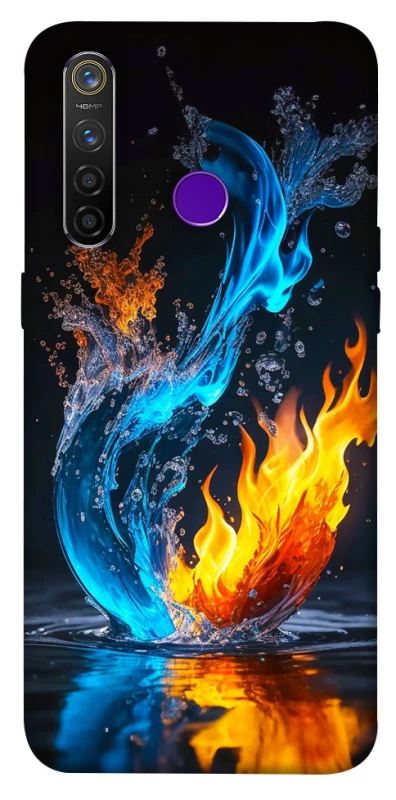 Чехол на Realme 5 Pro Water And Fire фото 1 из 1