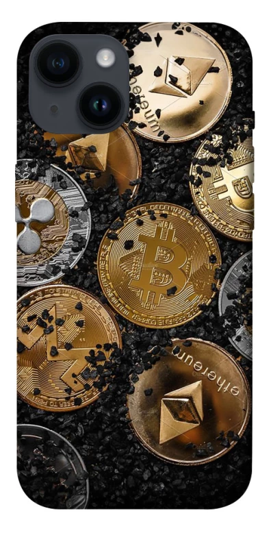 Чохол на Apple iPhone 14 (6.1") Many coins v2 фото 1 з 1