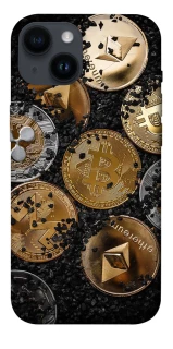 Чехол на Apple iPhone 14 (6.1") Many coins v2 фото 1 из 1