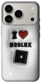Чохол на Apple iPhone 17 Pro (6.3") I love Roblox фото 1 з 1