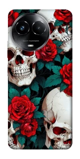 Чохол на Realme C67 4G skull and rose фото 1 з 1
