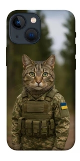 Чехол на Apple iPhone 13 mini (5.4") Кот защитник фото 1 из 1