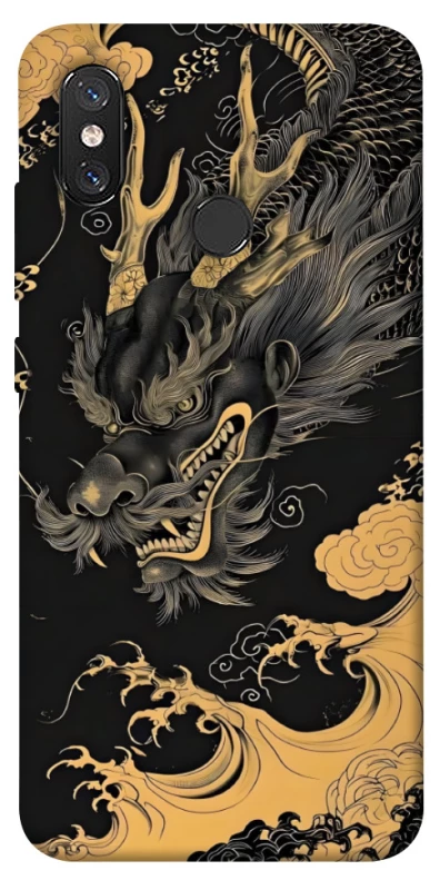 Чохол на Xiaomi Mi 8 gold dragon фото 1 з 1