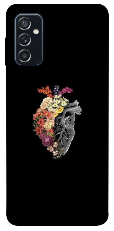 Чохол на Samsung Galaxy M52 Heart with flowers фото 1 з 1