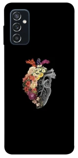 Чохол на Samsung Galaxy M52 Heart with flowers фото 1 з 1