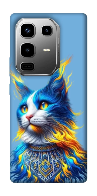 Чохол на Infinix Note 50 Pro Кіт патріот фото 1 з 1