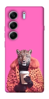 Чохол на Tecno Camon 40 Pro 5G Леопард з кавою фото 1 з 1