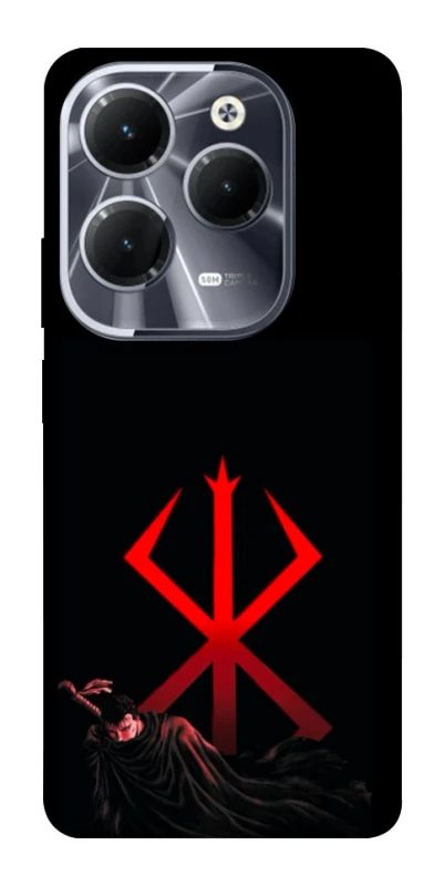 Чохол на Infinix Hot 40 Pro Berserk Red Logo фото 1 з 1