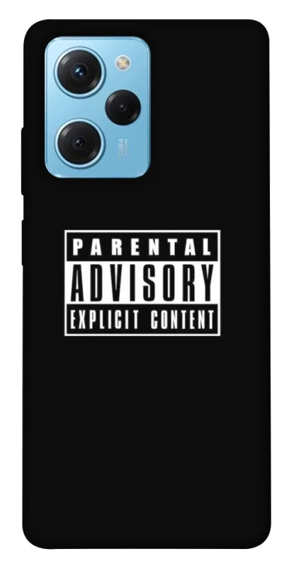 Чохол на Xiaomi Poco X5 Pro 5G Parental Advisory Label фото 1 з 1