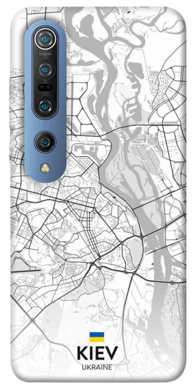 Чохол на Xiaomi Mi 10 / Mi 10 Pro Kiev white map фото 1 з 1