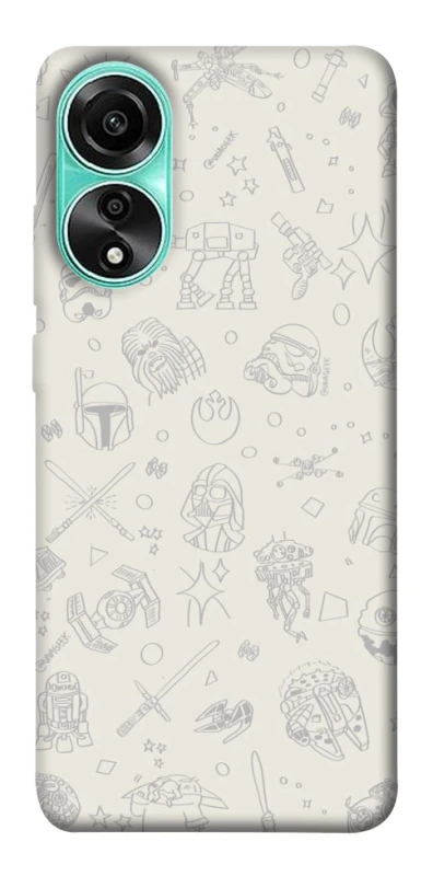 Чохол на Oppo A78 4G Star Wars background ver.1 фото 1 з 1