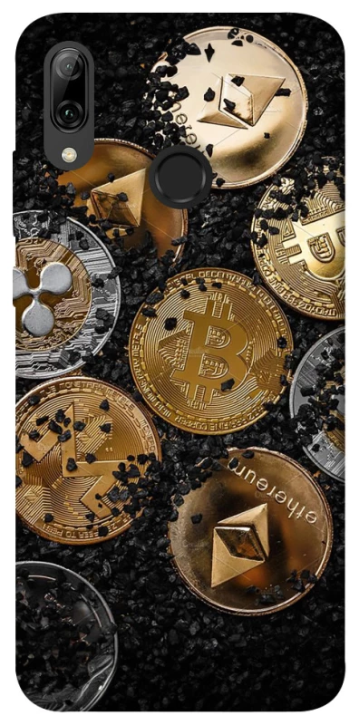 Чохол на Huawei P Smart (2019) Many coins v2 фото 1 з 1