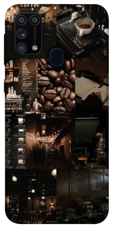 Чохол на Samsung Galaxy M31 Coffee collage ver.1 фото 1 з 1