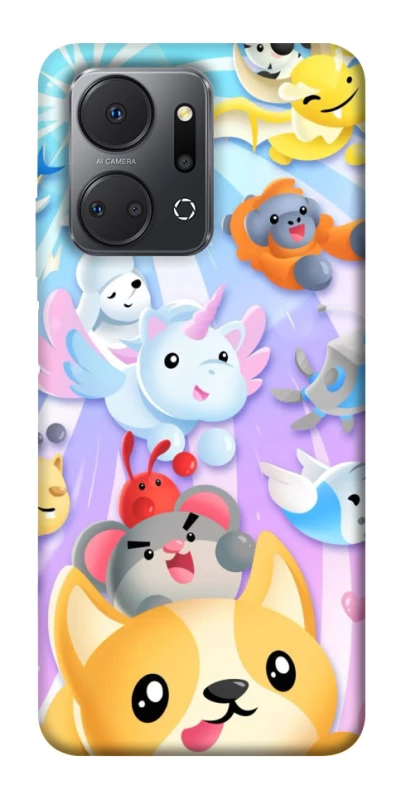 Чехол на Huawei Honor X7a Adopt Me Rainbow Pet Parade фото 1 из 1