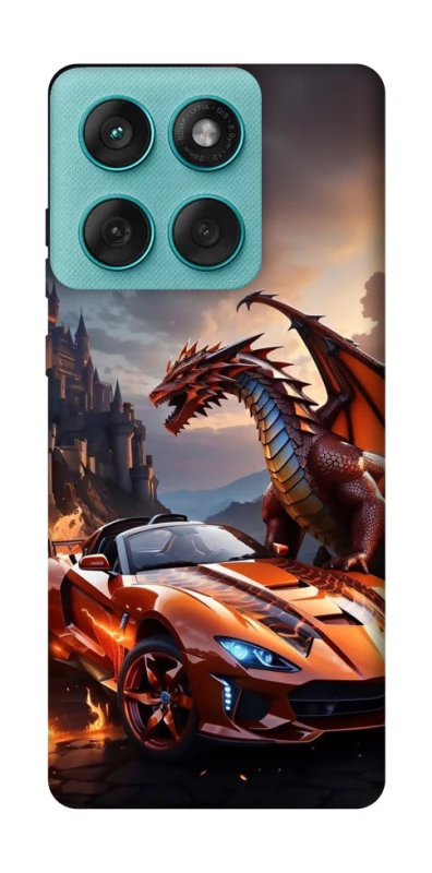 Чохол на Motorola Edge 60 Fusion Сar and dragon фото 1 з 1