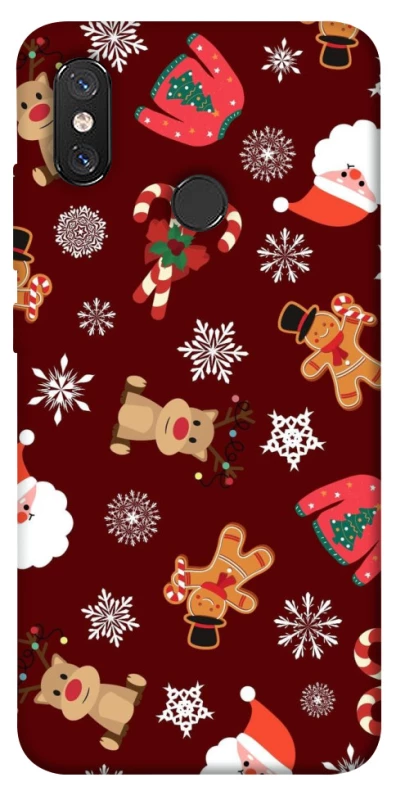 Чохол на Xiaomi Mi 8 Новорічний v6 фото 1 з 1