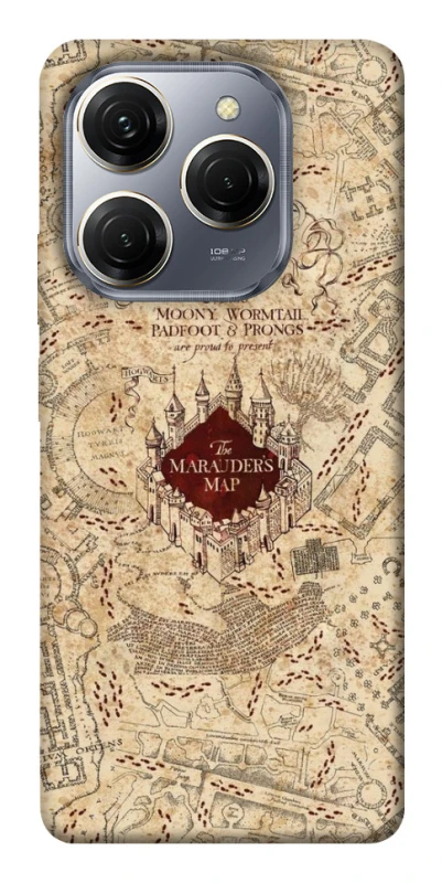 Чохол на TECNO Spark 20 Pro Harry Potter Marauder's Map фото 1 з 1