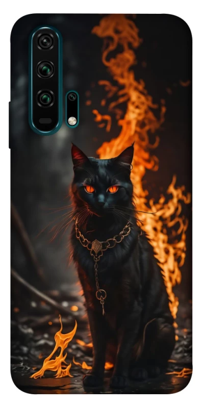 Чехол на Huawei Honor 20 Pro Огненный кот фото 1 из 1