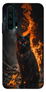 Чехол на Huawei Honor 20 Pro Огненный кот фото 1 из 1
