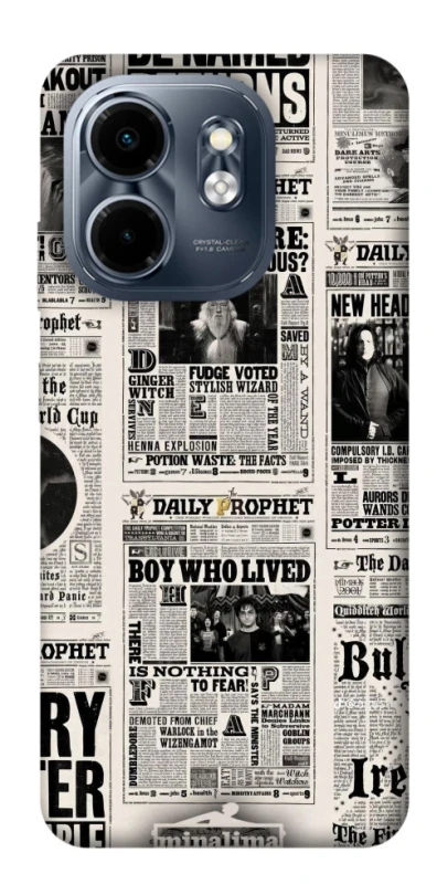 Чохол на Infinix Smart 9 4G / Hot 50i Harry Potter newspaper фото 1 з 1