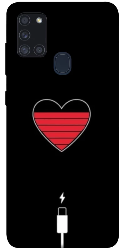 Чехол на Samsung Galaxy A21s Charge your heart фото 1 из 1