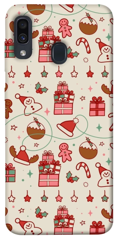 Чехол на Samsung Galaxy A20 / A30 Новогодний v14 фото 1 из 1
