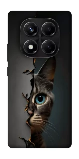 Чехол на Xiaomi Redmi Note 14 Pro 5G Кот-подглядыватель v2 фото 1 из 1