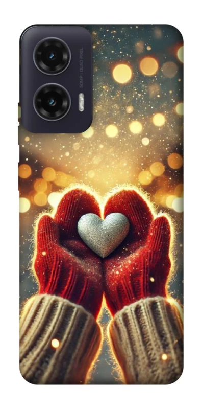 Чохол на Motorola Moto G35 Heart in hand фото 1 з 1