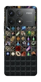 Чохол на Xiaomi Poco F6 Pro Inventory menu ver.2 фото 1 з 1