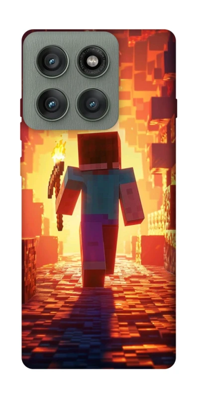 Чохол на Motorola Edge 60 Pro Minecraft adventure фото 1 з 1