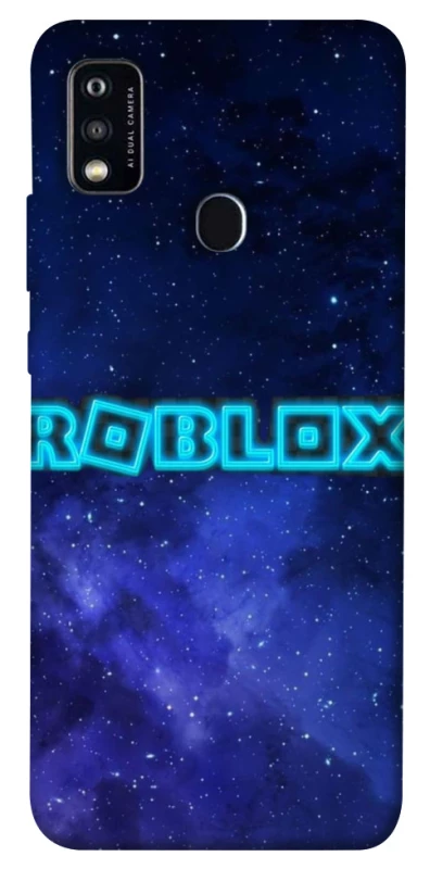 Чохол на ZTE Blade A51 Roblox Space Logo Blue фото 1 з 1