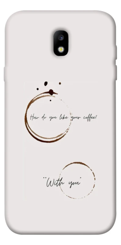 Чохол на Samsung J730 Galaxy J7 (2017) Coffee with you фото 1 з 1