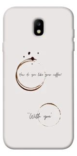 Чохол на Samsung J730 Galaxy J7 (2017) Coffee with you фото 1 з 1