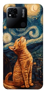 Чехол на Xiaomi Redmi 10A van gogh cat фото 1 из 1