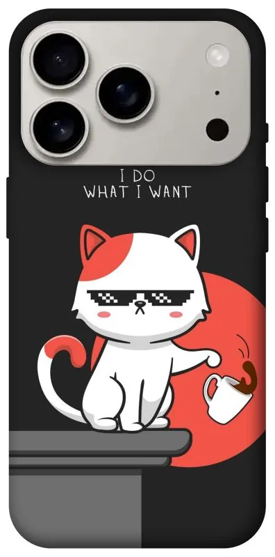 Чехол на Apple iPhone 18 Pro I do what i wont фото 2 из 2