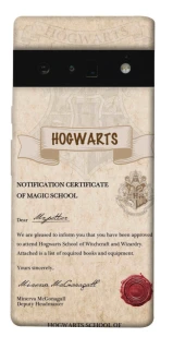 Чехол на Google Pixel 6 Pro The Hogwarts acceptance letter фото 1 из 1