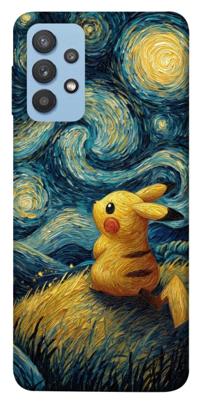 Чохол на Samsung Galaxy M32 Pikachu and Van Gogh фото 1 з 1
