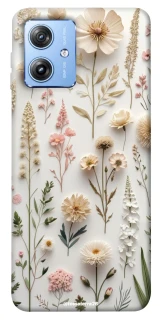 Чохол на Motorola Moto G84 Floral design ver.1 фото 1 з 1
