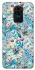 Чохол на Xiaomi Redmi Note 9 / Redmi 10X Floral design ver.5 фото 1 з 1