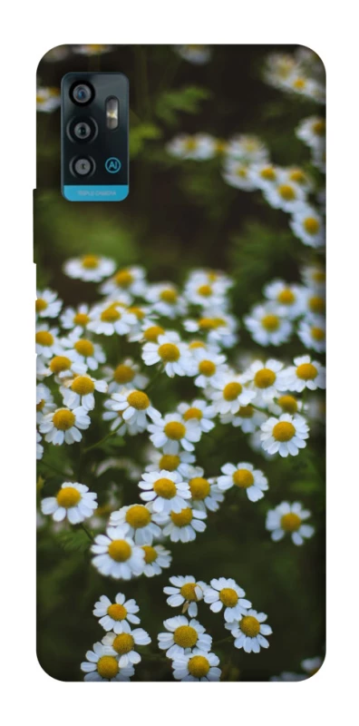 Чехол на ZTE Blade A71 Ромашки v13 фото 1 из 1