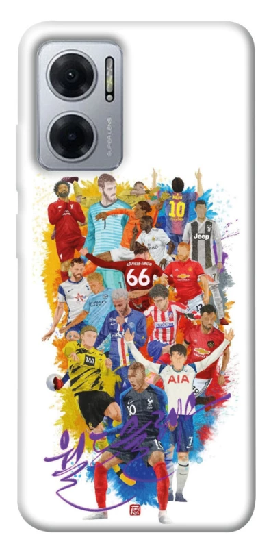 Чохол на Xiaomi Redmi Note 11E Football Abstract v2 фото 1 з 1