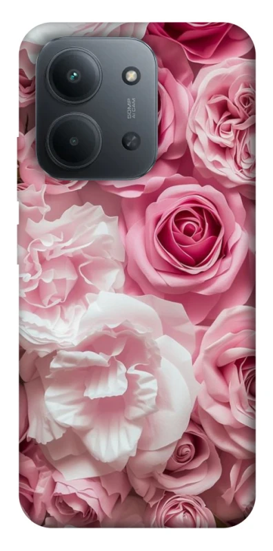 Чохол на Xiaomi Redmi 15C (Global) Рожеві Квіти фото 1 з 1