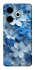 Чехол на TECNO Pova 6 Neo (LI6) Синие цветы фото 1 из 1