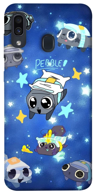 Чехол на Samsung Galaxy A20 / A30 Pebble kitten stars фото 1 из 1