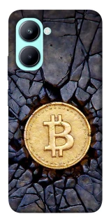 Чохол на Realme C33 Bitcoin cracks фото 1 з 1