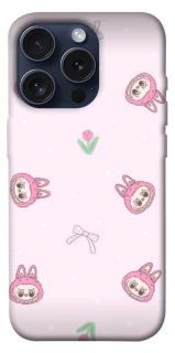 Чохол на Apple iPhone 15 Pro (6.1") Labubu Flower фото 1 з 1
