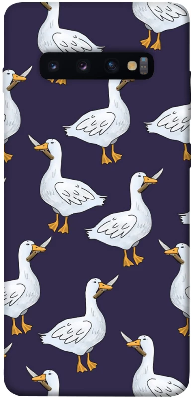 Чохол на Samsung Galaxy S10+ Гуси з претензією фото 1 з 1