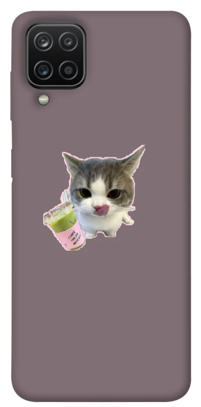 Чохол на Samsung Galaxy A12 cat matcha фото 1 з 1