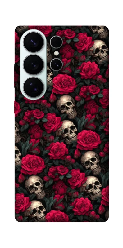 Чехол на Samsung Galaxy S26 Pro Черепа и розы фото 1 из 1