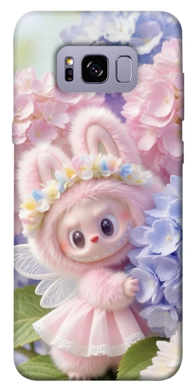 Чохол на Samsung G955 Galaxy S8 Plus Labubu & Flowers ver.1 фото 1 з 1